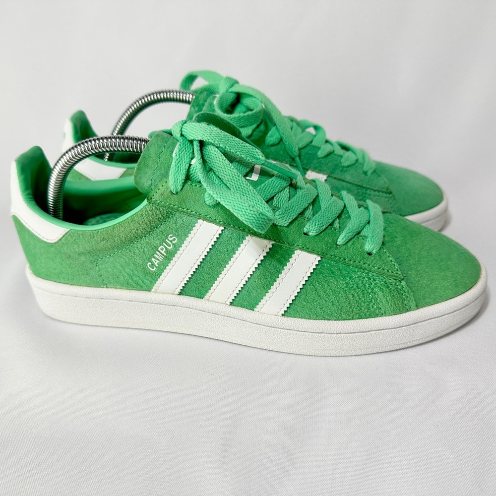 Authentic used Adidas Campus Green shoes size 8 Men’s Good condition!